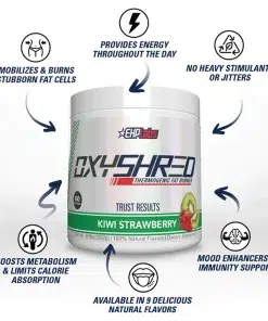 Oxyshred - Thermogenic Burner - EHPlabs - 60 servings – Image 3