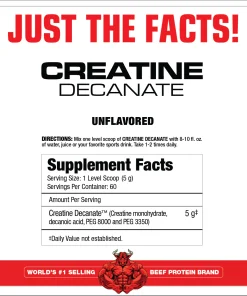 Alternative view of Creatine Decanate - 300GR - Musclemeds