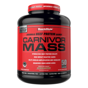 Carnivor Mass - 100% Rindfleisch Protein Masse Gainer 2.6KG - Musclemeds