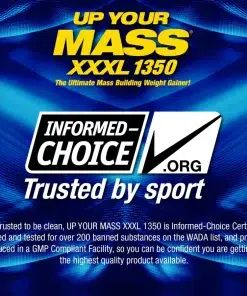 UP YOUR MASS XXXL 1350 - MASSGAINER - 2,7KG - MHP STRONG - Afbeelding 8