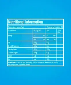 Alternative view of Trained by JP – Cream of Rice – COR 2kg