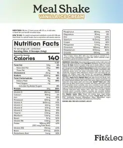 Fit & Lean - Meal Shake (450gr) - Afbeelding 6