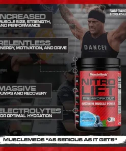 Musclemeds - Nitrolift Pre Workout (500gr) – Image 8