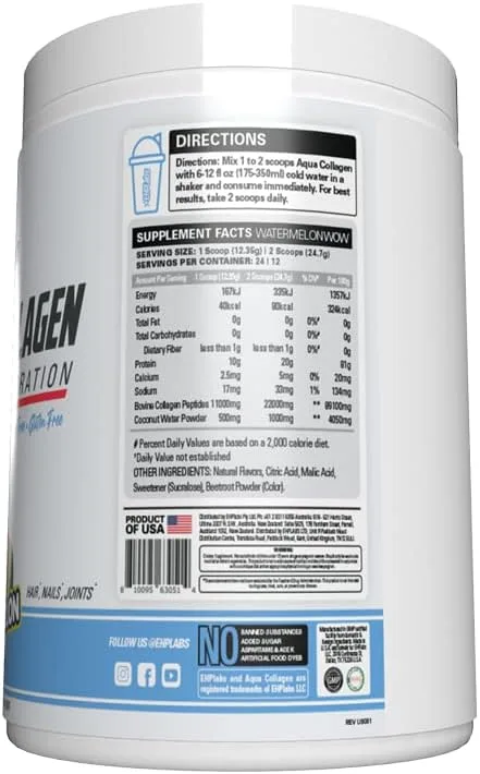 Aqua Collagen Protein + Hydration - EHPLabs - Afbeelding 2