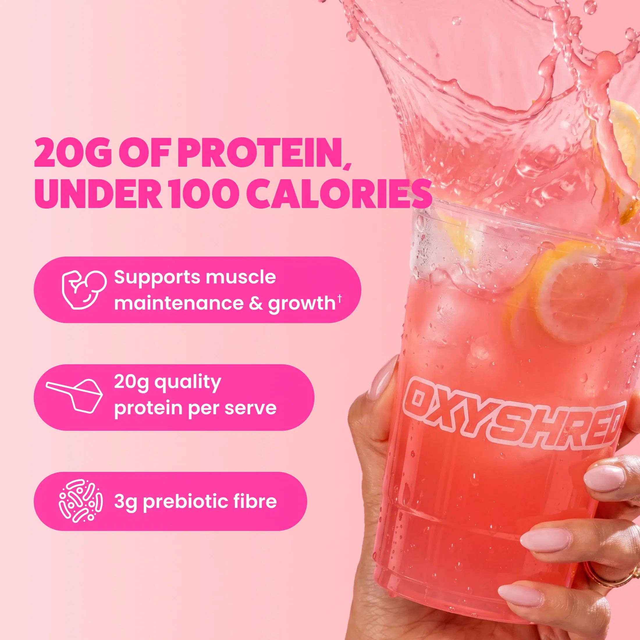 OxyShred Juicy Clear Protein – Bild 2
