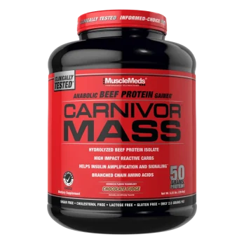 Carnivor Mass - 100% Beef Protein Mass Gainer 2.6KG - Musclemeds